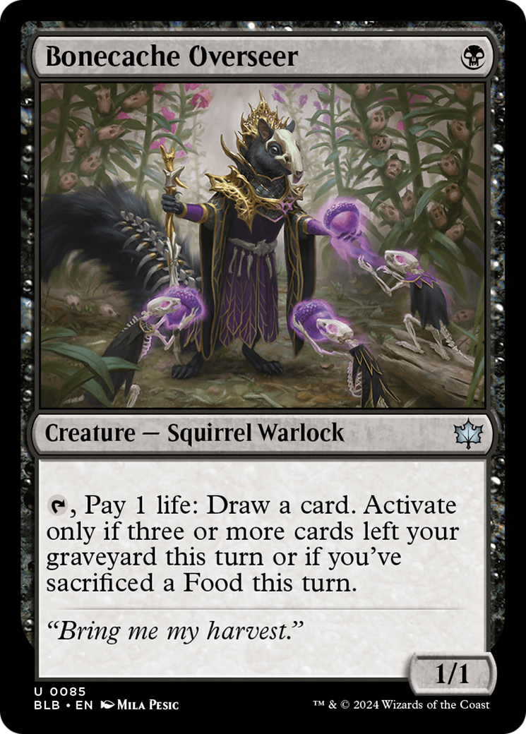 Bonecache Overseer [Bloomburrow] Foil