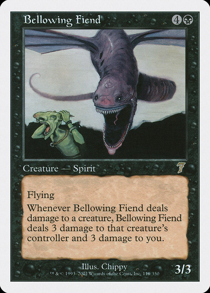 Bellowing Fiend [Seventh Edition] Foil