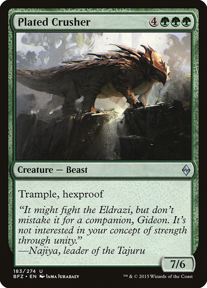 Plated Crusher [Battle for Zendikar] Foil