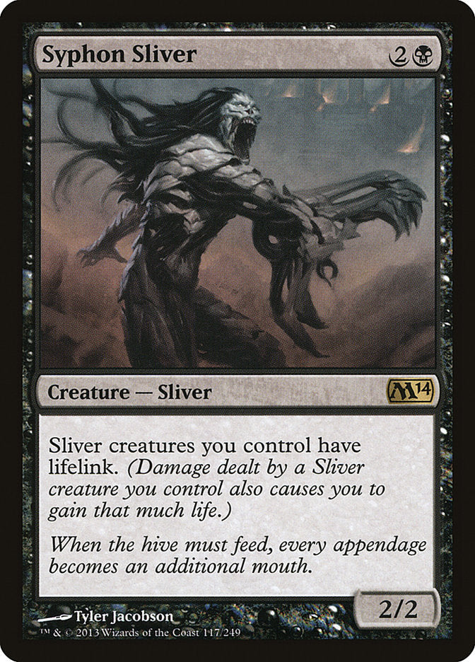 Syphon Sliver [Magic 2014] Foil