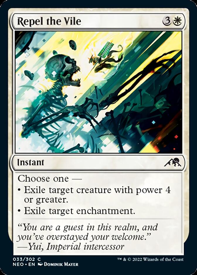 Repel the Vile [Kamigawa: Neon Dynasty] Foil -1