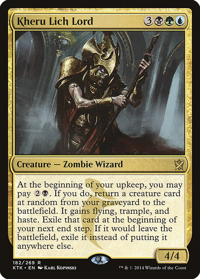 Kheru Lich Lord [Khans of Tarkir] Foil