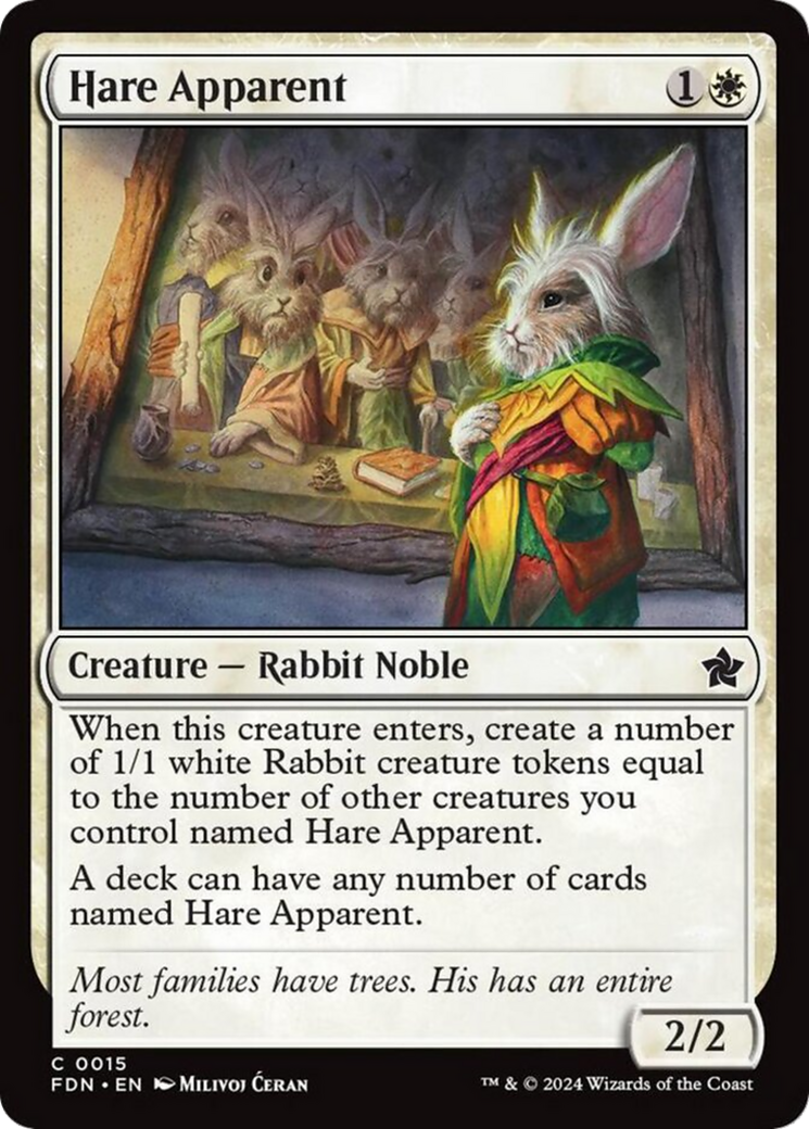 Hare Apparent [Foundations] Foil