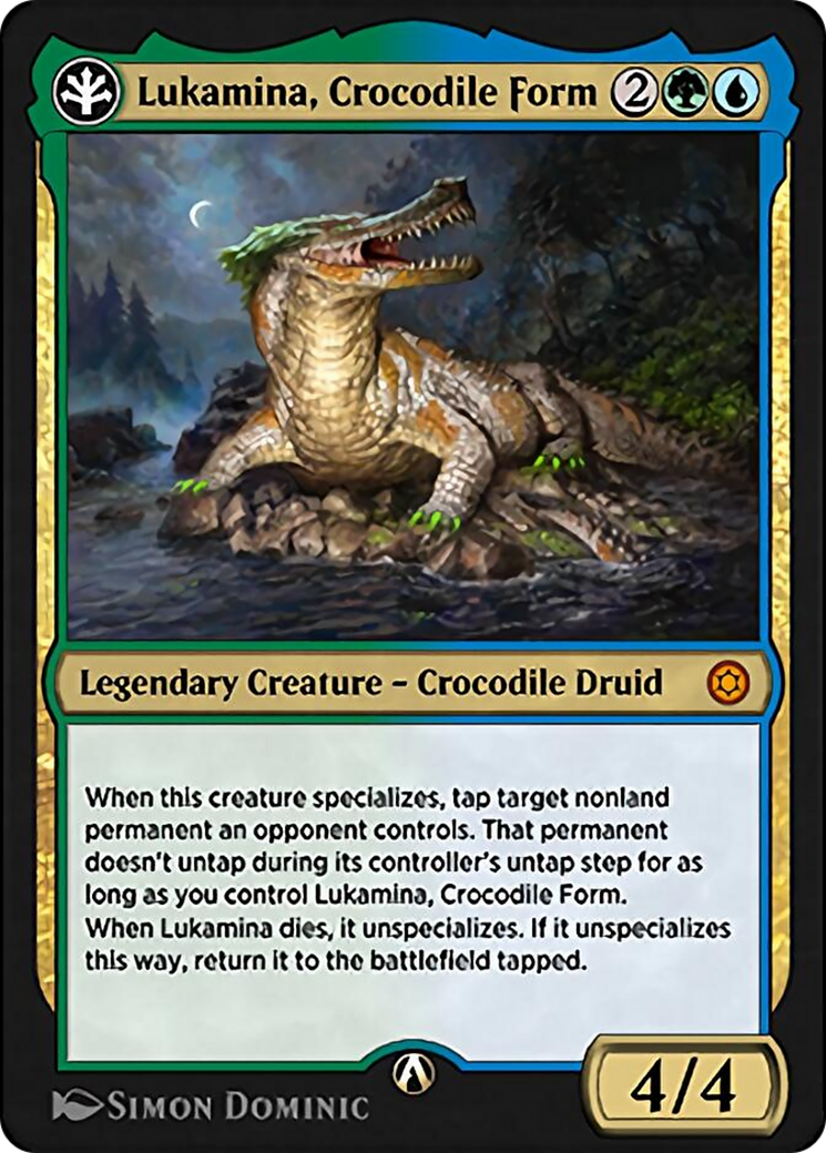 Lukamina, Crocodile Form  [Alchemy Horizons: Baldur's Gate]