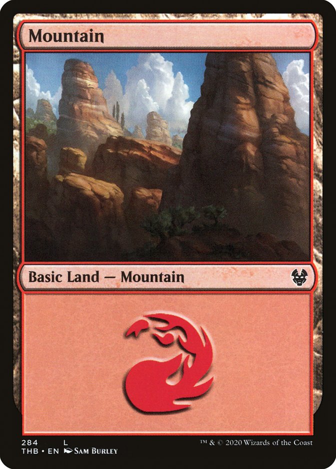 Mountain (284) [Theros Beyond Death] Foil