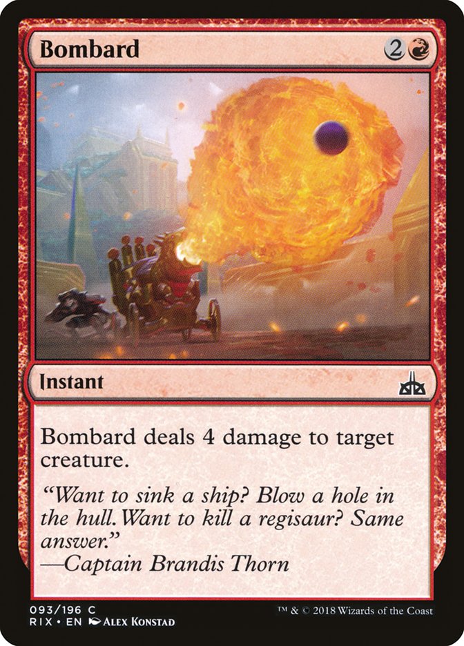 Bombard [Rivals of Ixalan] Foil