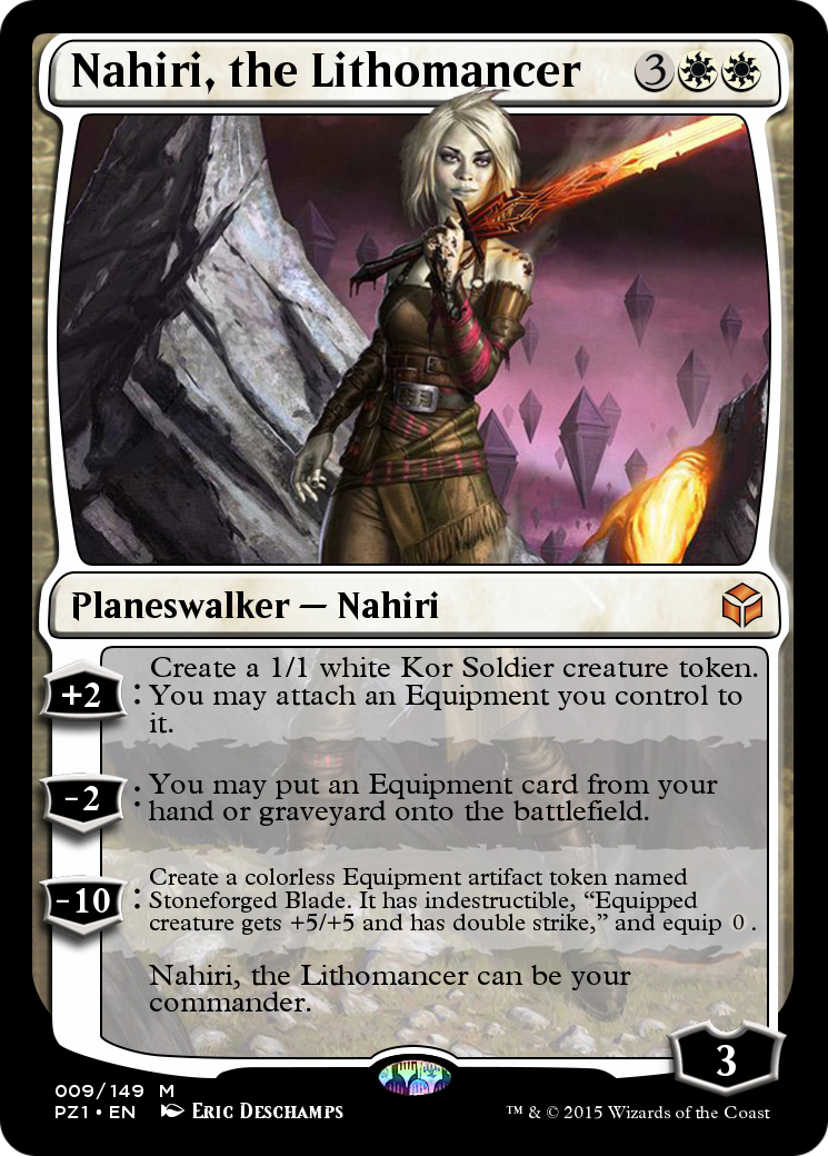 Nahiri, the Lithomancer  [Legendary Cube Prize Pack] Foil