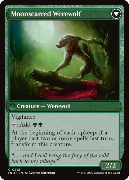 Scorned Villager // Scrounged Scythe [Innistrad Remastered] Foil
