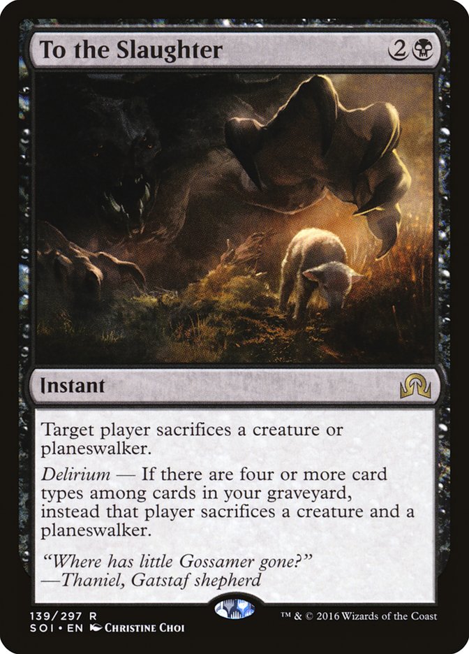 To the Slaughter [Shadows over Innistrad] Foil