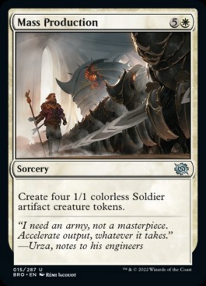 Mass Production [The Brothers' War] Foil