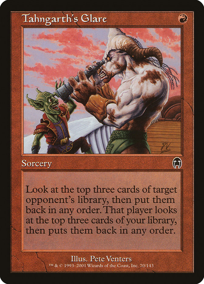 Tahngarth's Glare [Apocalypse] Foil