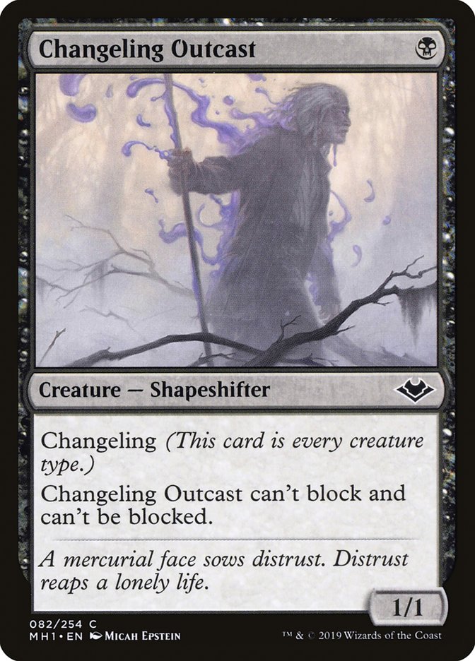 Changeling Outcast [Modern Horizons] Foil
