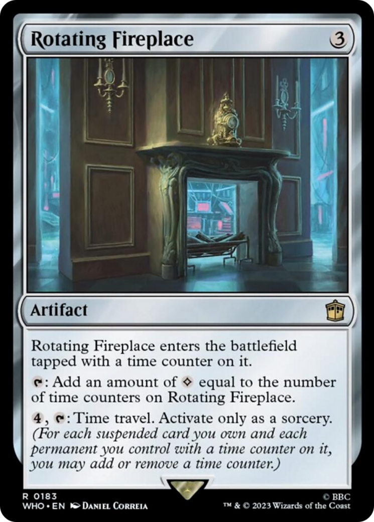 Rotating Fireplace [Doctor Who] Foil