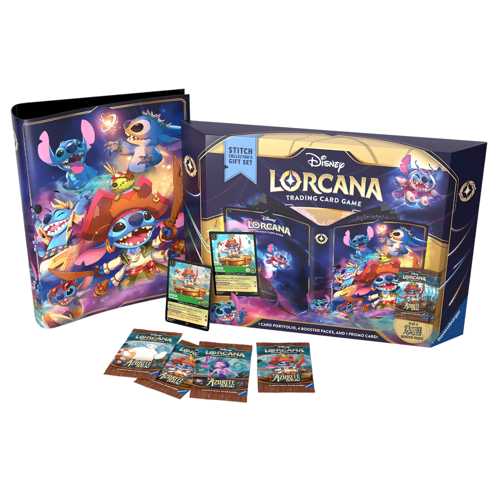 Disney Lorcana S6 Azurite Sea Stitch Collector's Gift Set