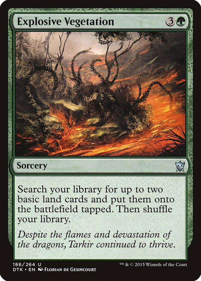 Explosive Vegetation [Dragons of Tarkir] Foil