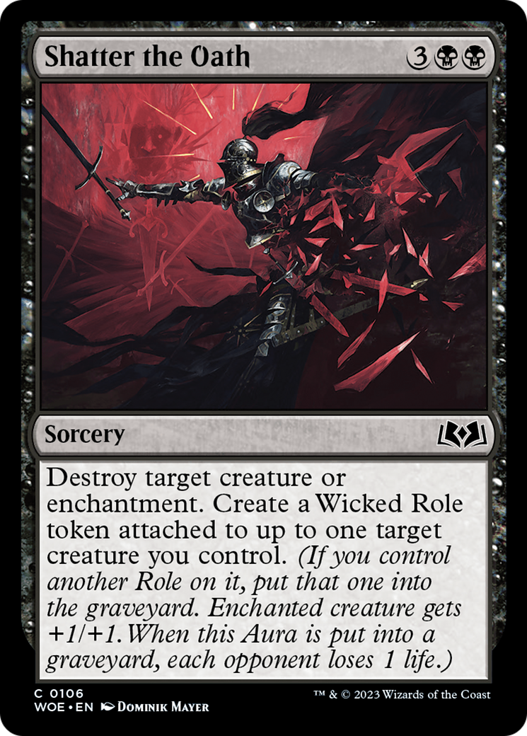 Shatter the Oath [Wilds of Eldraine] Foil