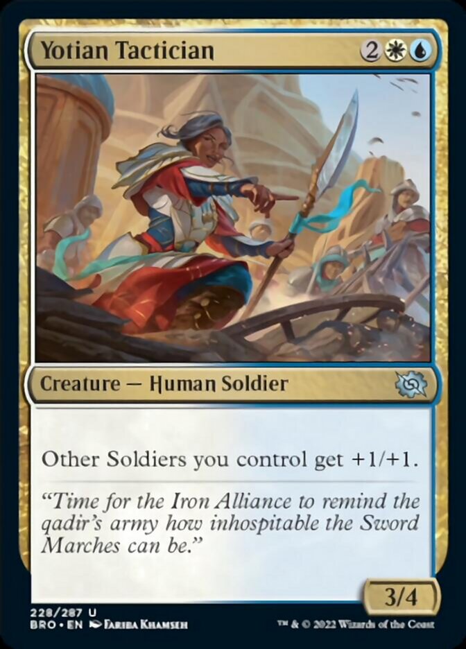 Yotian Tactician [The Brothers' War] Foil