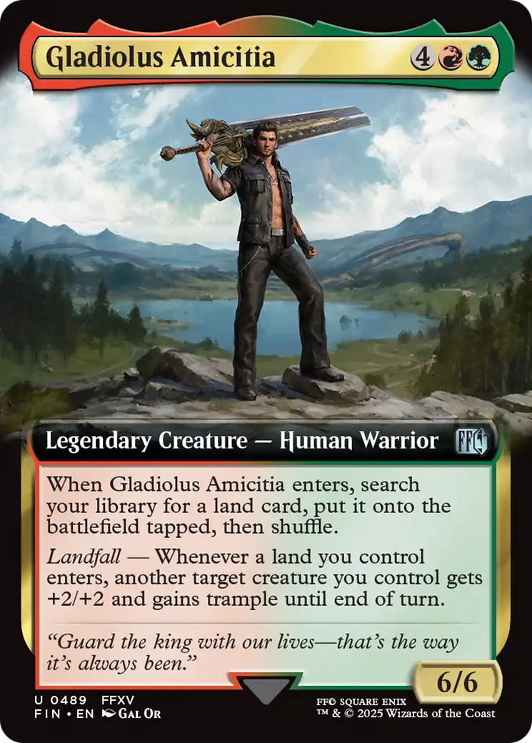 Gladiolus Amicitia (Extended Art) [FINAL FANTASY] Foil