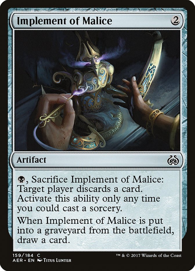 Implement of Malice [Aether Revolt] Foil