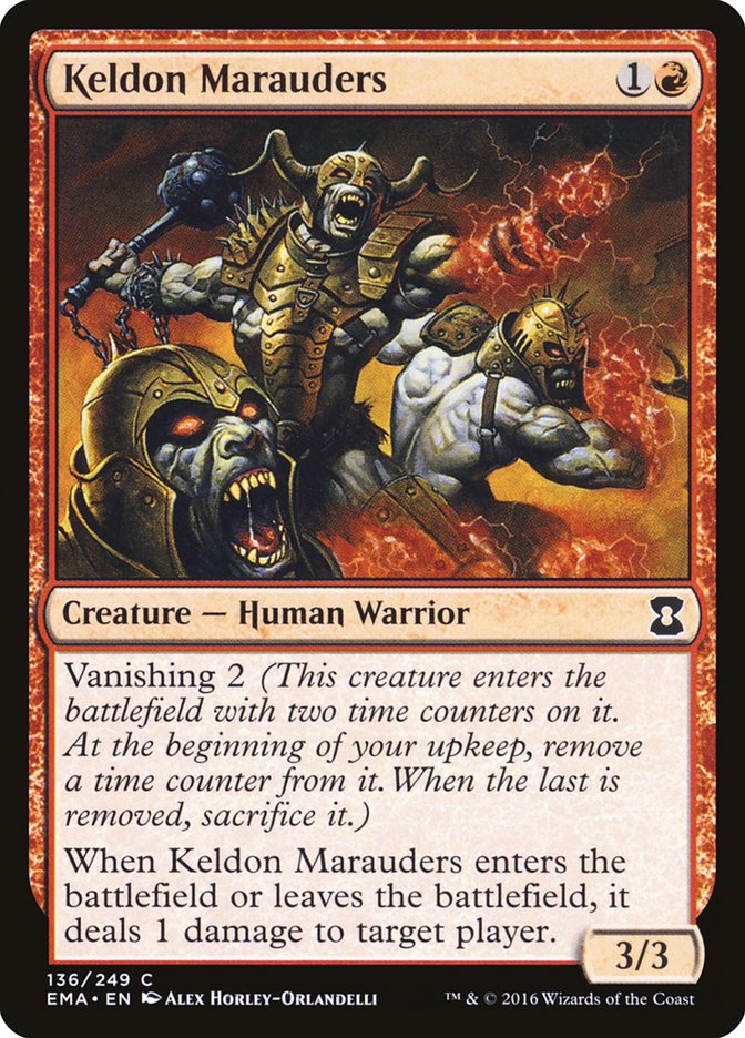 Keldon Marauders [Eternal Masters] Foil