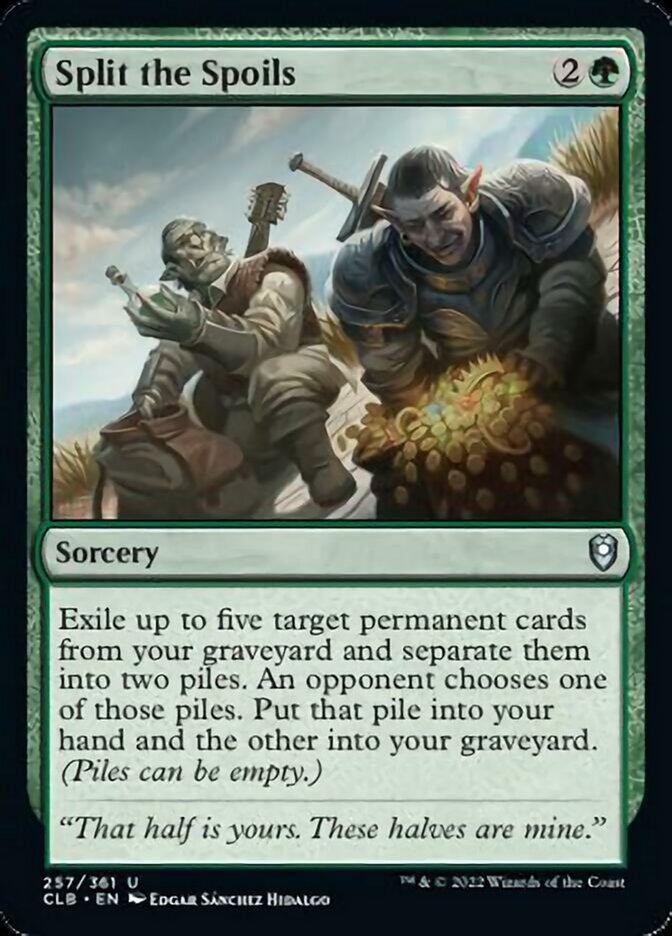 Split the Spoils [Commander Legends: Battle for Baldur's Gate] Foil