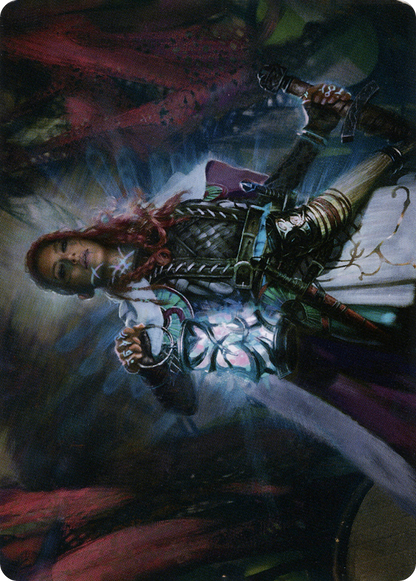 Tergrid, God of Fright // Tergrid, God of Fright  [Art Series: Kaldheim] (Borderless) Foil