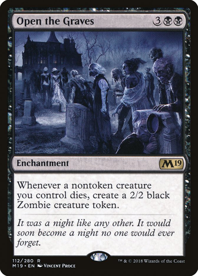 Open the Graves [Core Set 2019] Foil
