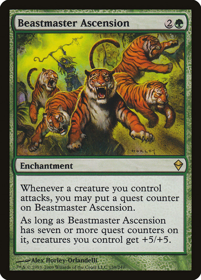 Beastmaster Ascension [Zendikar] Foil