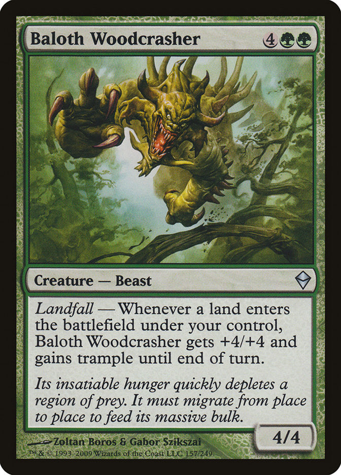Baloth Woodcrasher [Zendikar] Foil