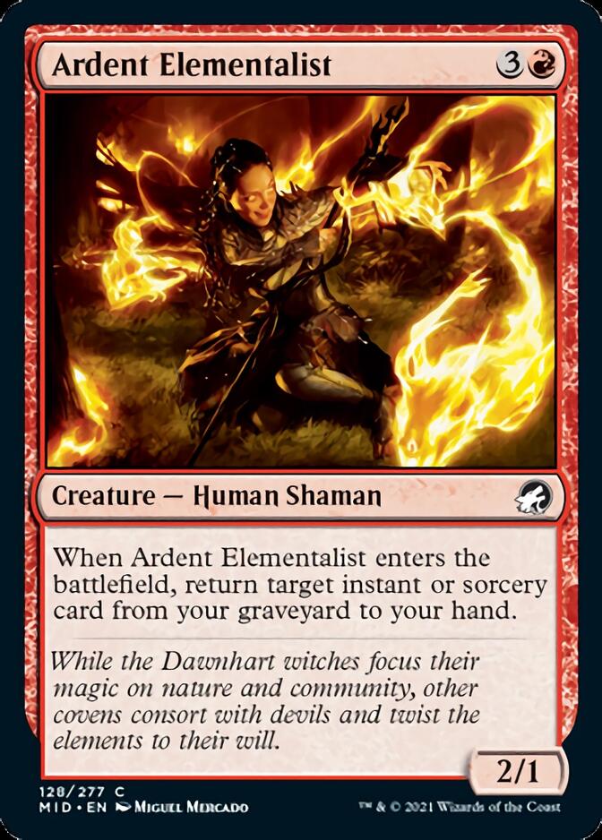 Ardent Elementalist [Innistrad: Midnight Hunt] Foil