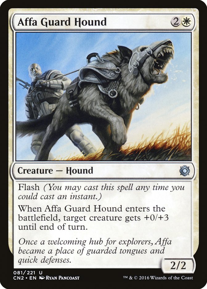 Affa Guard Hound [Conspiracy: Take the Crown] Foil