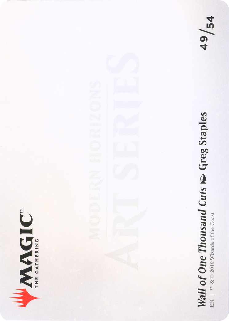 Wall of One Thousand Cuts // Wall of One Thousand Cuts  [Modern Horizons Art Series] (Borderless)