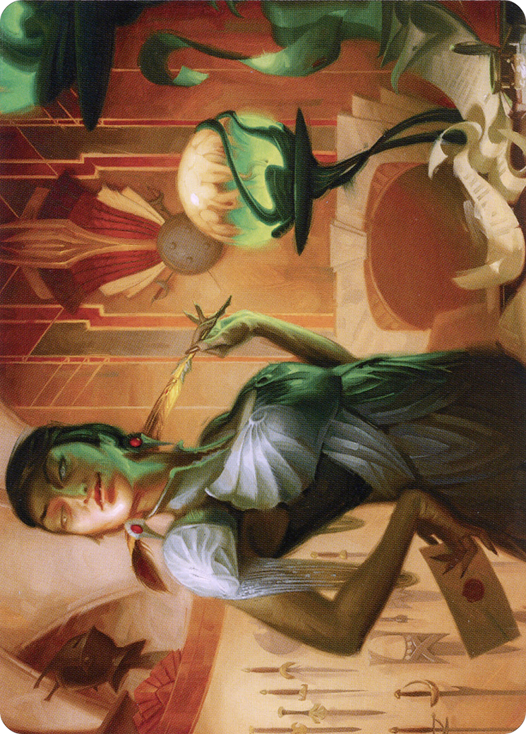 Mari, the Killing Quill // Mari, the Killing Quill  [New Capenna Art Series] (Borderless) Foil