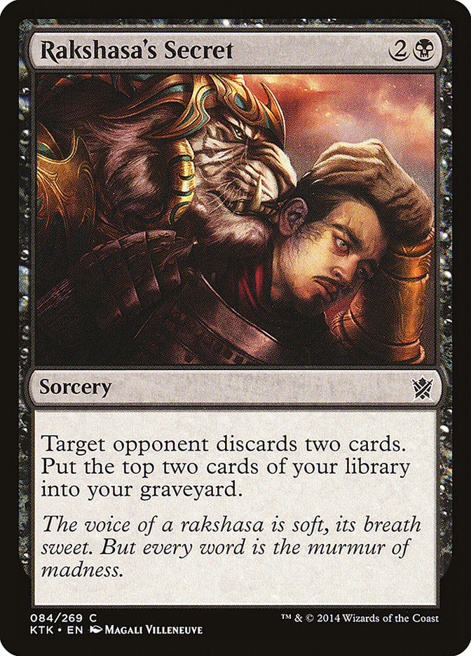Rakshasa's Secret [Khans of Tarkir] Foil