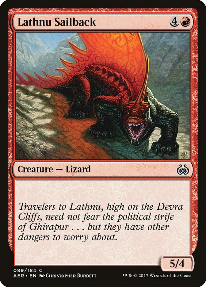 Lathnu Sailback [Aether Revolt] Foil