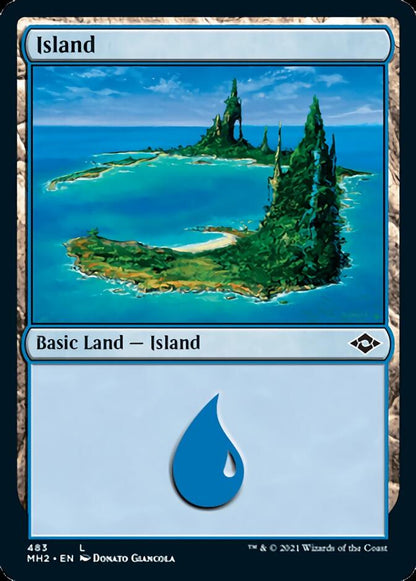 Island (483) [Modern Horizons 2] Foil