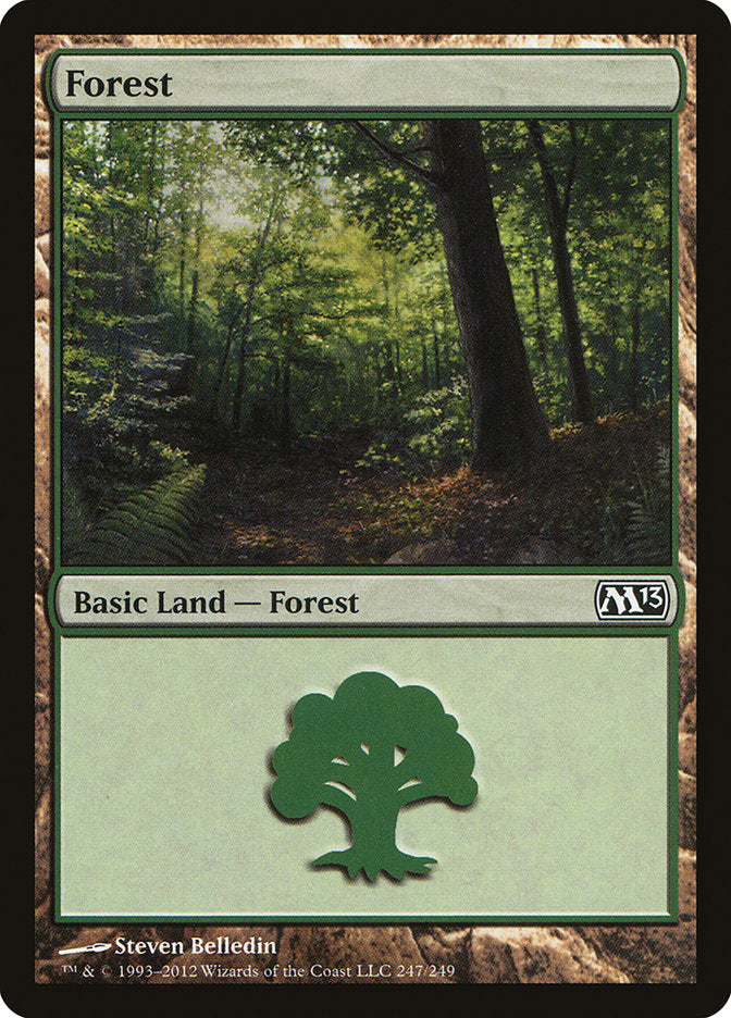 Forest (247) [Magic 2013] Foil
