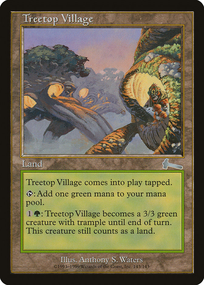 Treetop Village [Urza's Legacy] Foil