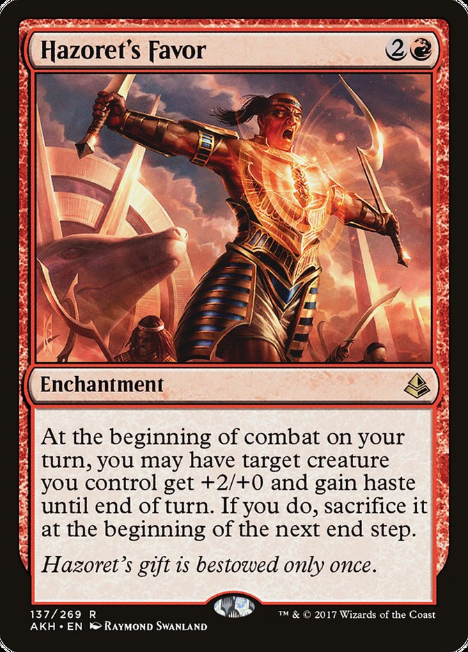 Hazoret's Favor [Amonkhet] Foil