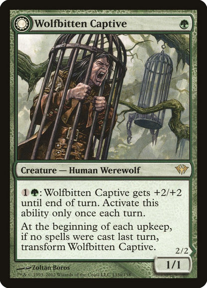 Wolfbitten Captive // Krallenhorde Killer [Dark Ascension] Foil