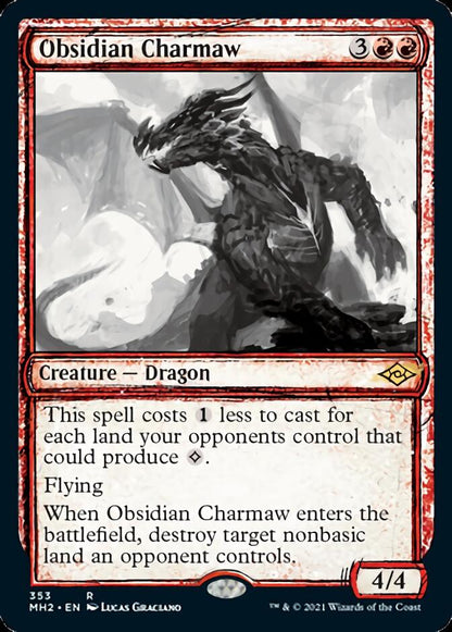 Obsidian Charmaw (Sketch) [Modern Horizons 2] Foil
