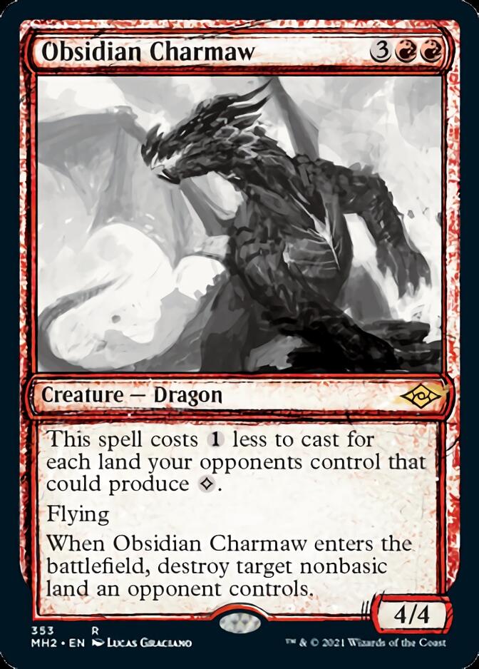 Obsidian Charmaw (Sketch) [Modern Horizons 2] Foil