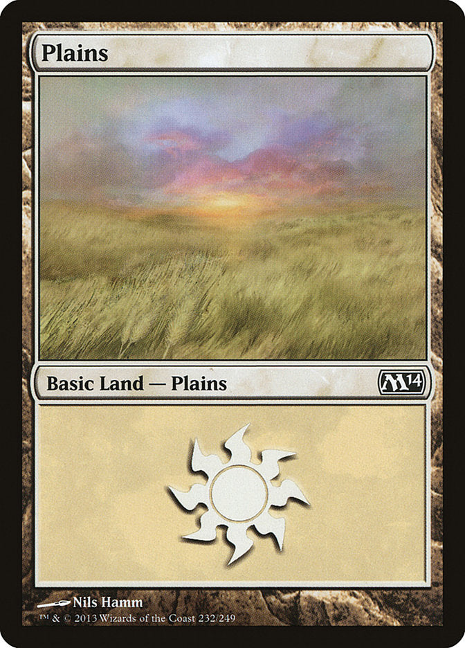 Plains (232) [Magic 2014] Foil