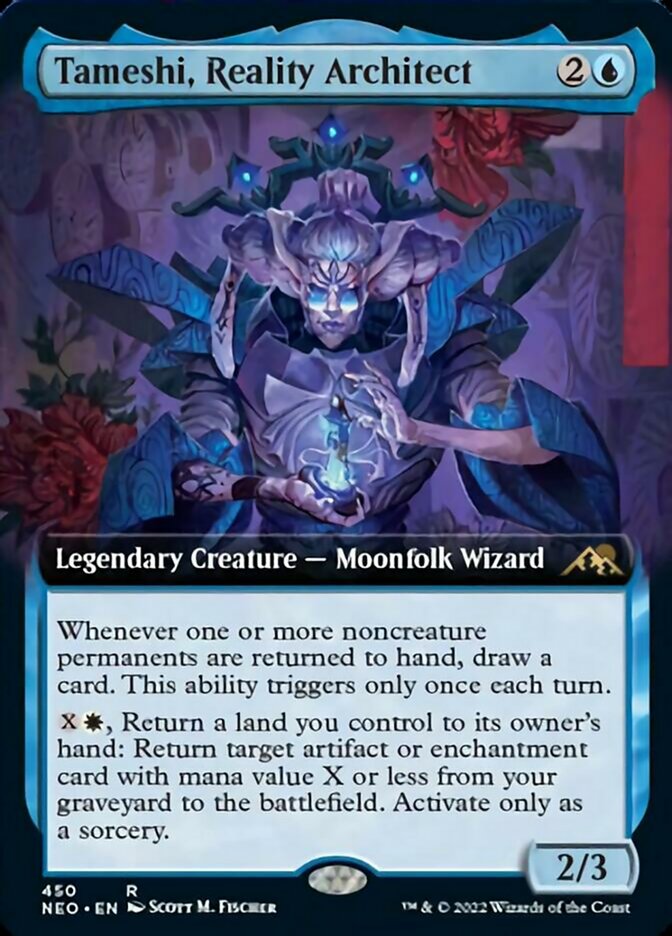 Tameshi, Reality Architect (Extended Art) [Kamigawa: Neon Dynasty] Foil