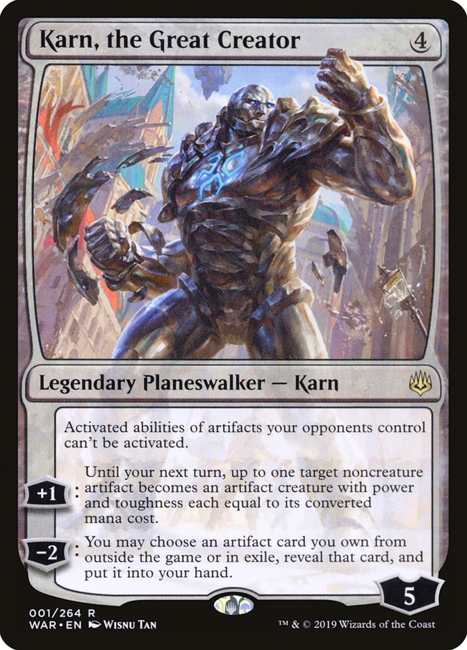 Karn, the Great Creator [War of the Spark] Foil