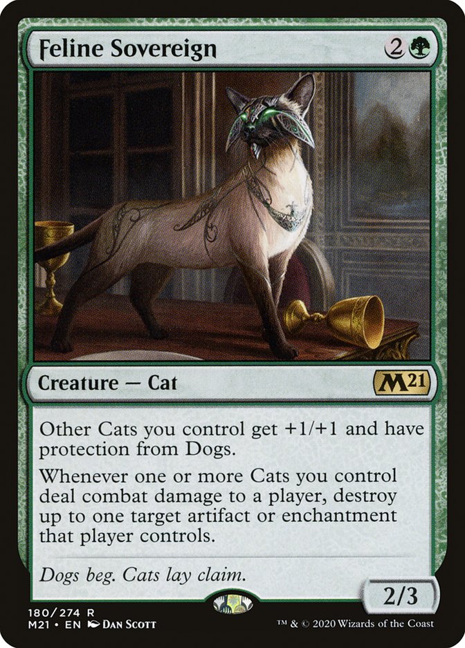 Feline Sovereign [Core Set 2021] Foil