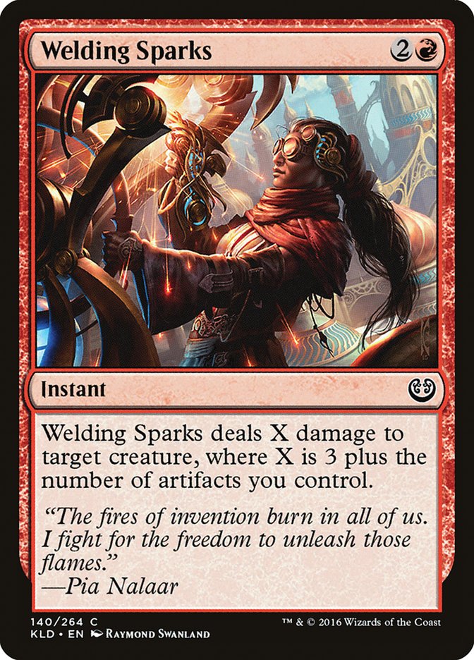 Welding Sparks [Kaladesh] Foil