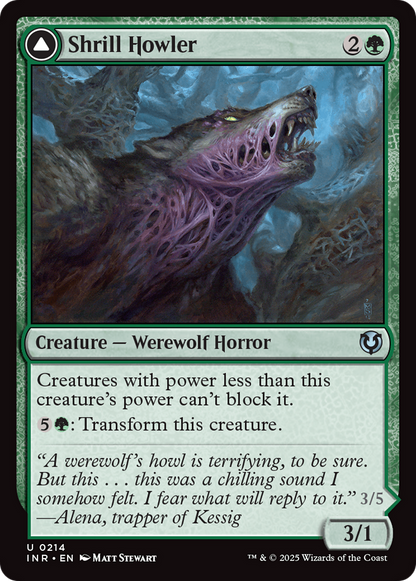 Shrill Howler // Howling Chorus [Innistrad Remastered] Foil