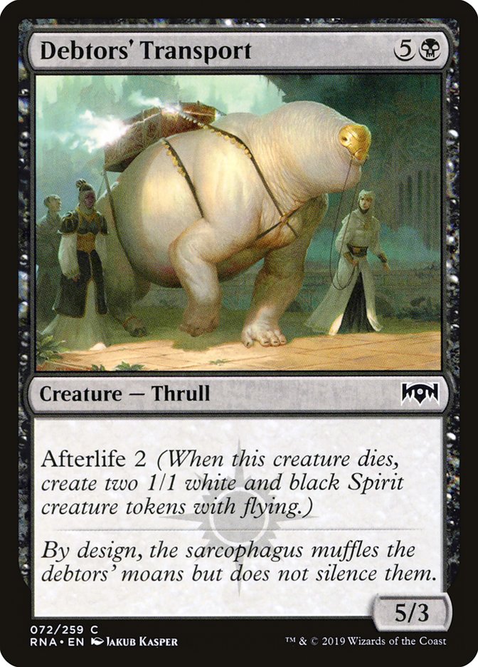 Debtors' Transport [Ravnica Allegiance] Foil