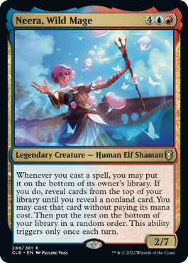 Neera, Wild Mage [Commander Legends: Battle for Baldur's Gate] Foil